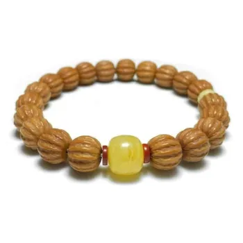 MY Monkey Head Walnut Bracelets Unisex