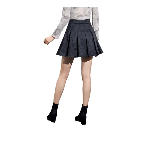 SMEN Casual Short Skirts Women's Black