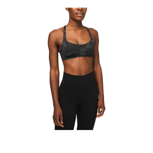 Lululemon Free To Be Sports Underwear Women's Camouflage Gray Black