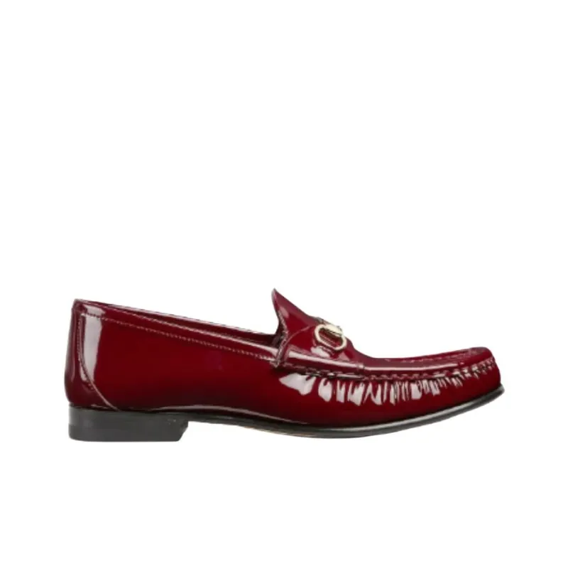 GUCCI Horsebit 1953 Loafers Women's Red-1