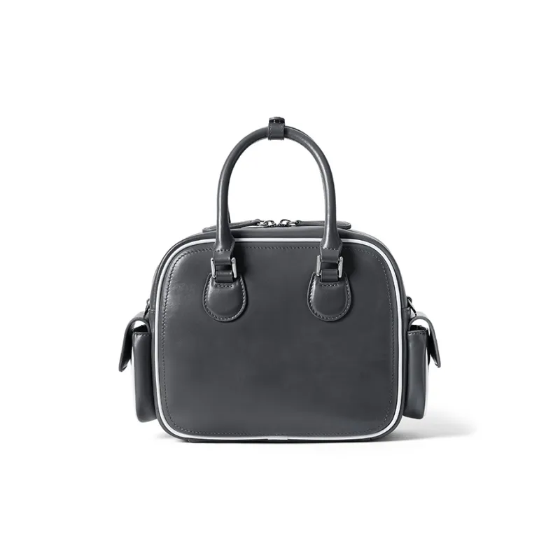 AMAZING SONG Cow Leather One Shoulder Handbags Medium Size Women's Multicolor-9