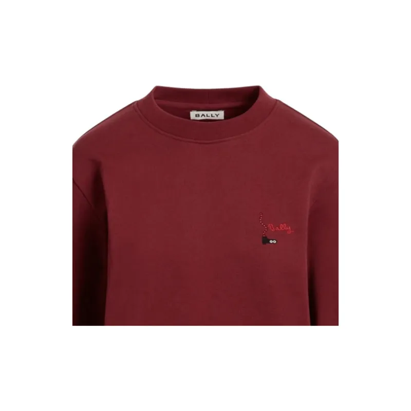 BALLY SS25 Sweatshirt Women's Fuchsia-6