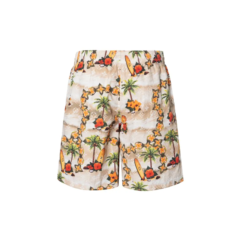 LOUIS VUITTON Monogram Nylon Swim Shorts-1