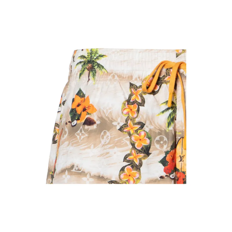 LOUIS VUITTON Monogram Nylon Swim Shorts-6