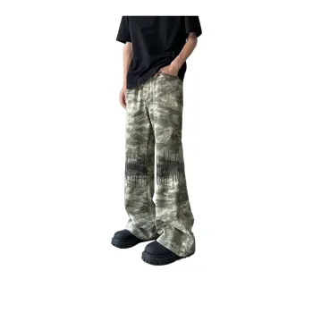 PAINT STAIN Jeans Unisex Camouflage