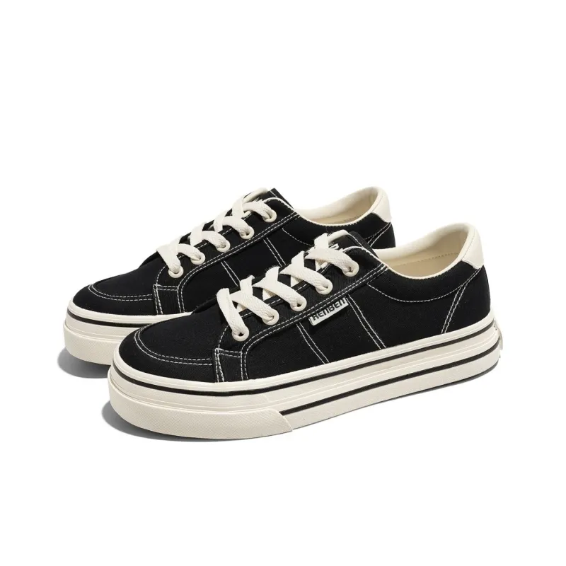 RENBEN Wear-resistant And Lightweight Low-Top Canvas Shoes Women's-7