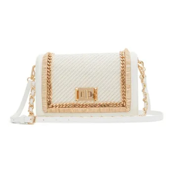 ALDO Artificial Leather Shoulder Bag Small Size Women's Natural