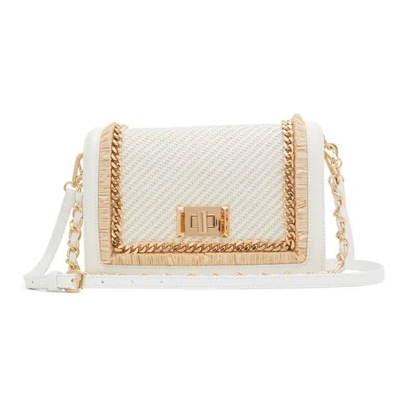 ALDO Artificial Leather Shoulder Bag Trumpets Women's Natural-0