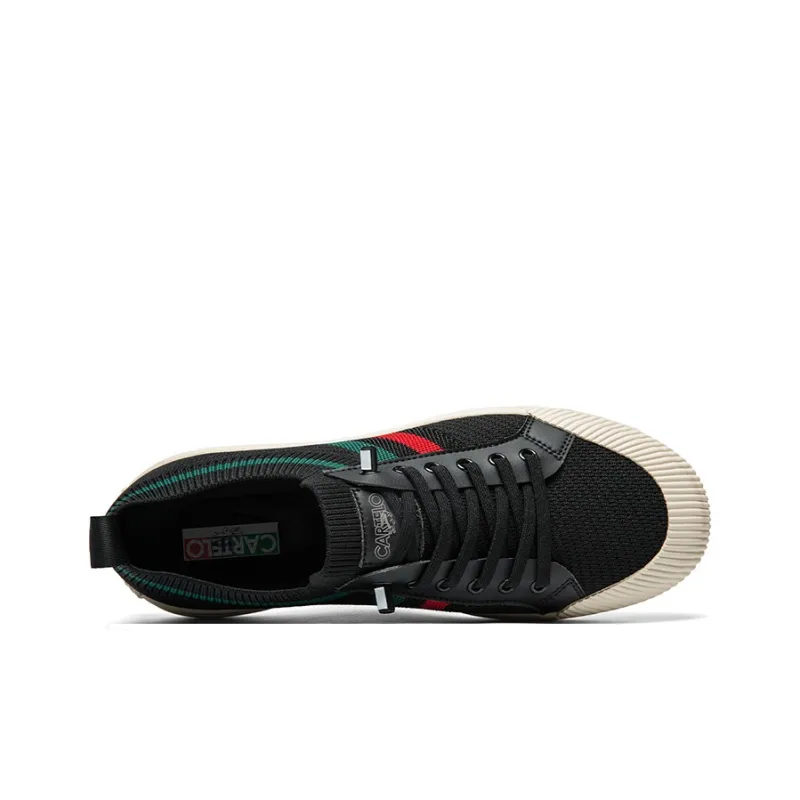 CARTELO Vintage Design Flyknit Shoes Low Top Casual Shoes Men's-14