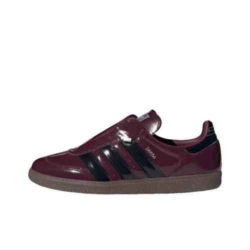 Samba Adidas Originals Og 'Maroon Black Patent' Women's