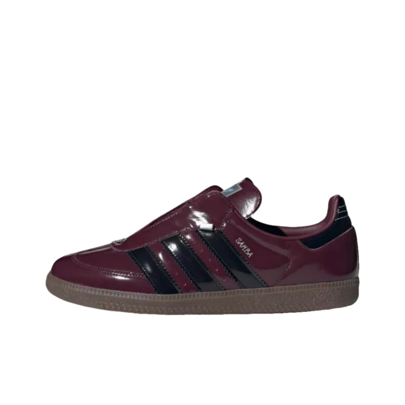 Adidas Samba Og 'Maroon Black Patent' Women's-0