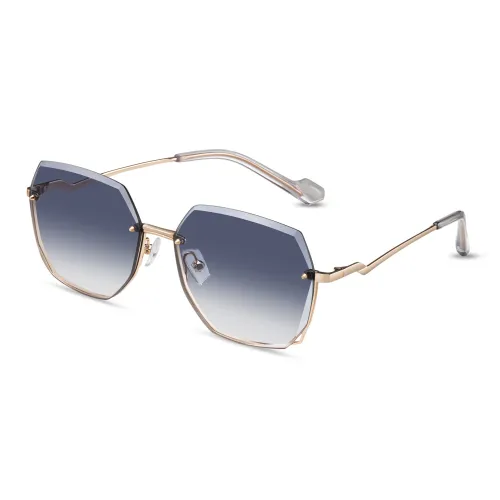 HORIEN Alloy Irregular Shape Sunglasses Women's