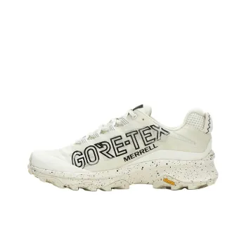 MERRELL Moab Speed Abrasion Resistant Waterproof And Breathable Low Top Hiking Shoes Women's White