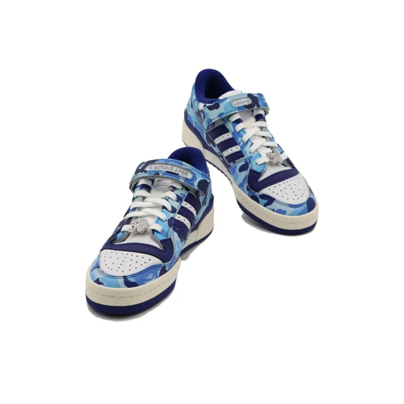 Adidas Forum 84 Low Bape 30th Anniversary Blue Camo-2