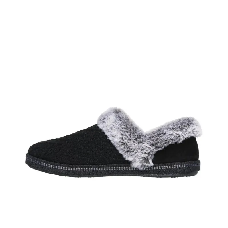 Skechers Cozy Non slip Lightweight Low Top Casual Shoes Women's Black-1