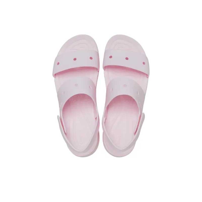 Crocs Brooklyn Beach Sandals Women's Pink-3