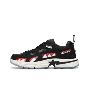 CLOT x A BATHING APE SHARK STA Wear Resistant Low Top Casual Shoes Unisex Black