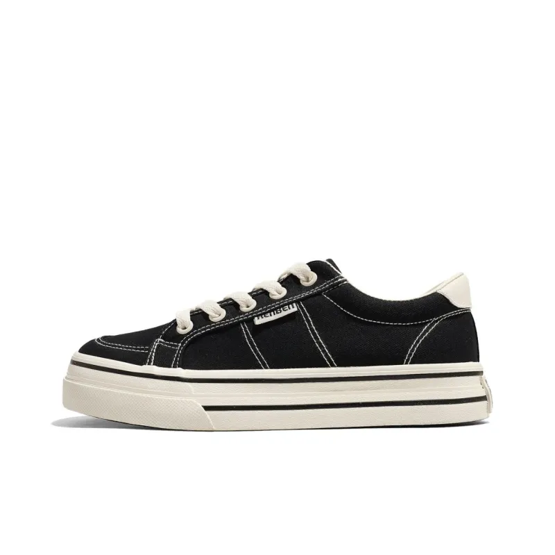 RENBEN Wear-resistant And Lightweight Low-Top Canvas Shoes Women's-5