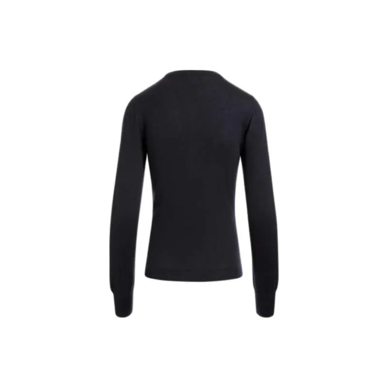 BALLY SS25 Cashmere Sweater Women's Dark Blue-1