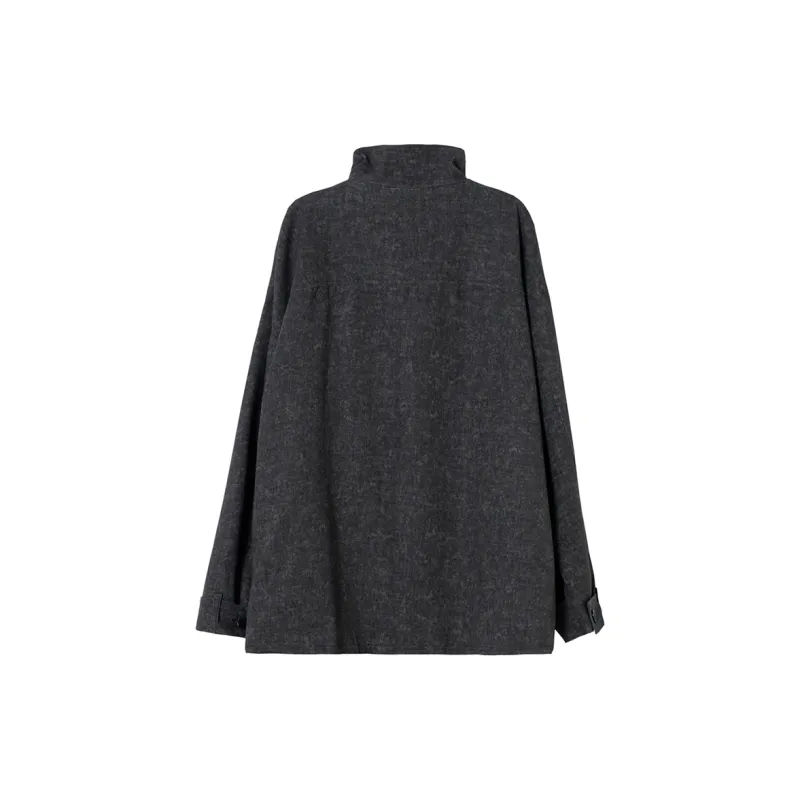 SOON FLOWER Jackets & Coats Unisex Stone Gray-8