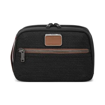 TUMI Alpha Bravo Fabric Toiletry Bag Men's Black Agate