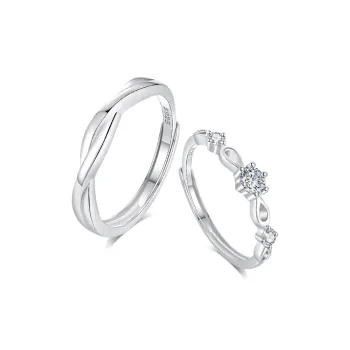 BLANK IN BLANK Zircon Rings Unisex Girlfriend Birthday Confession Box