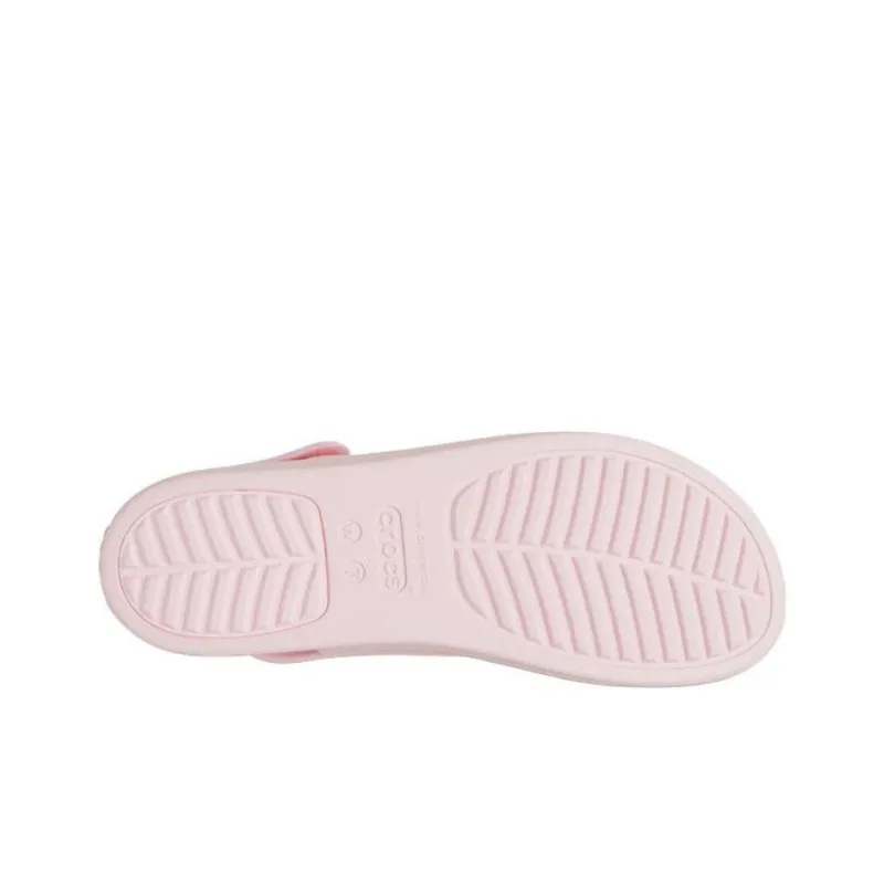Crocs Brooklyn Beach Sandals Women's Pink-6