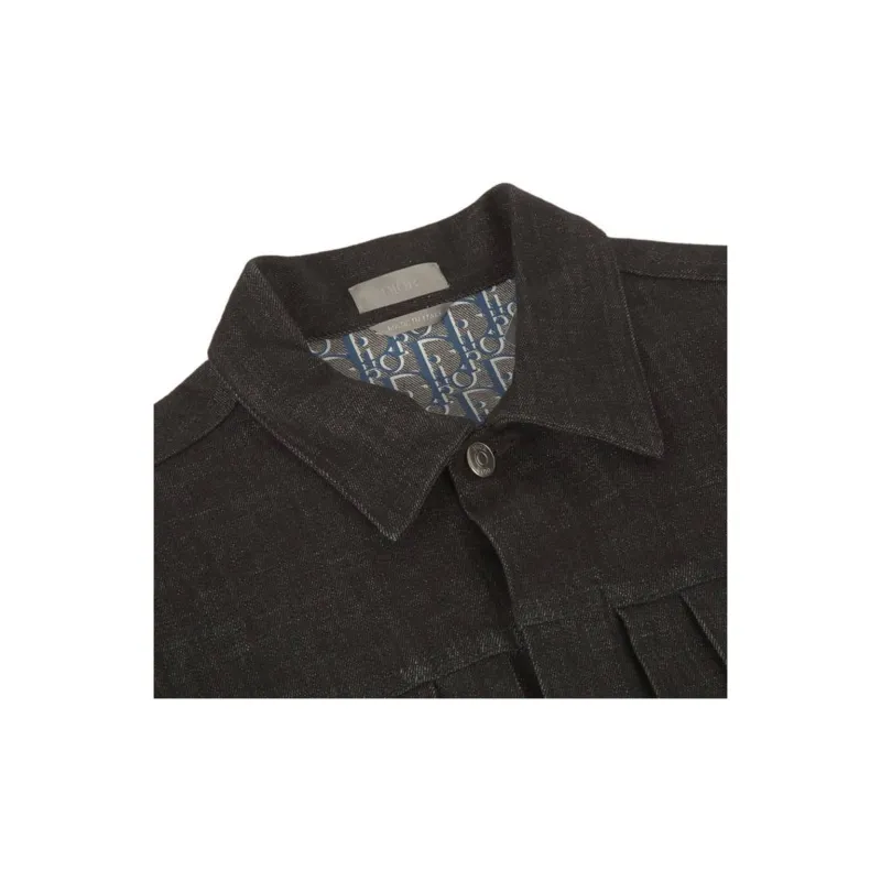 DIOR Oblique Lined Denim Jacket-3