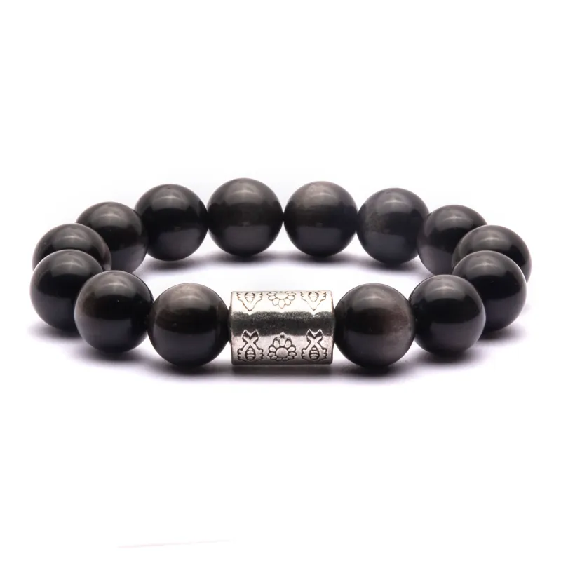 ILolu Obsidian Bracelets Unisex-0