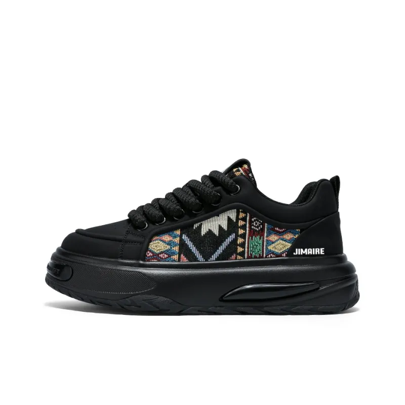 King Jinmai Anti Slip And Wear Resistant Height Increasing Low Top Skateboard Shoes Men's-5