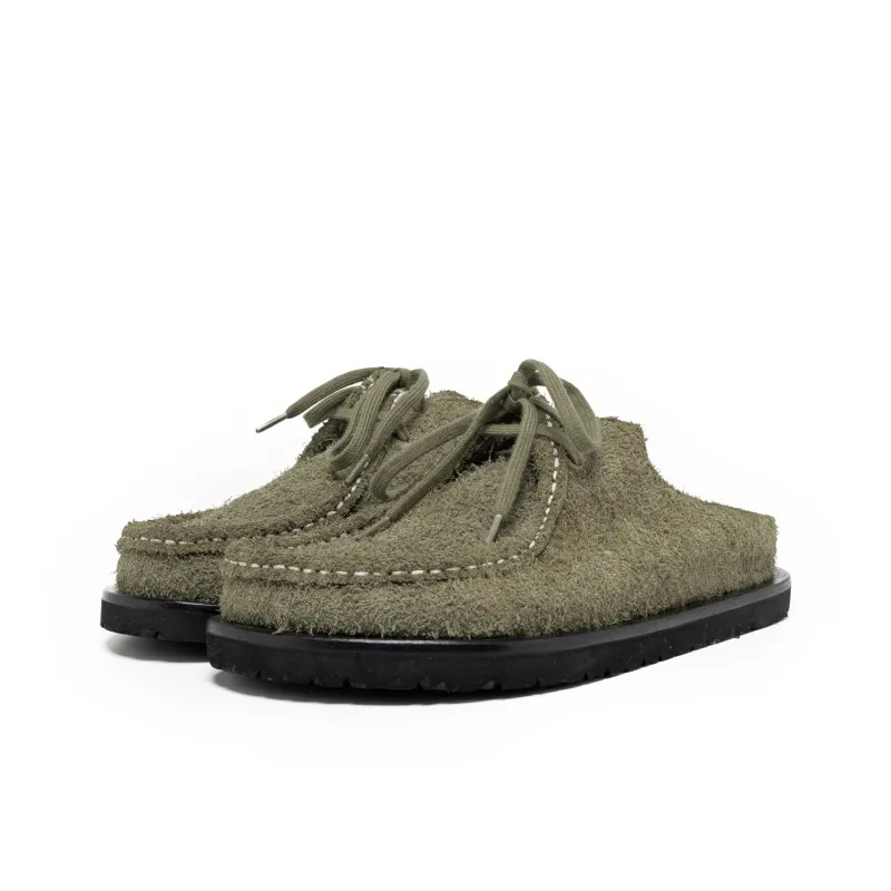 TC Abrasion-Resistant Wrap-toe Slippers Unisex Army Green-1