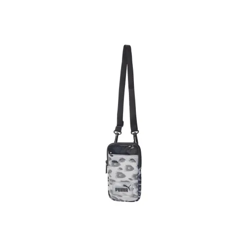 PUMA Fabric Shoulder Bag, Crossbody Bag Regular Unisex Black White