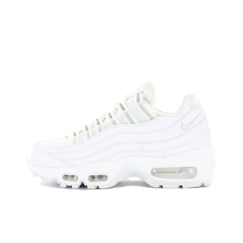 Nike Air Max 95 Anti Slip Wear Resistant Low Top Casual Running Shoes Unisex White-0