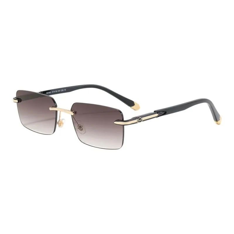 Sagawa Metal TR/Memory Plastic Square Sunglasses Unisex-4