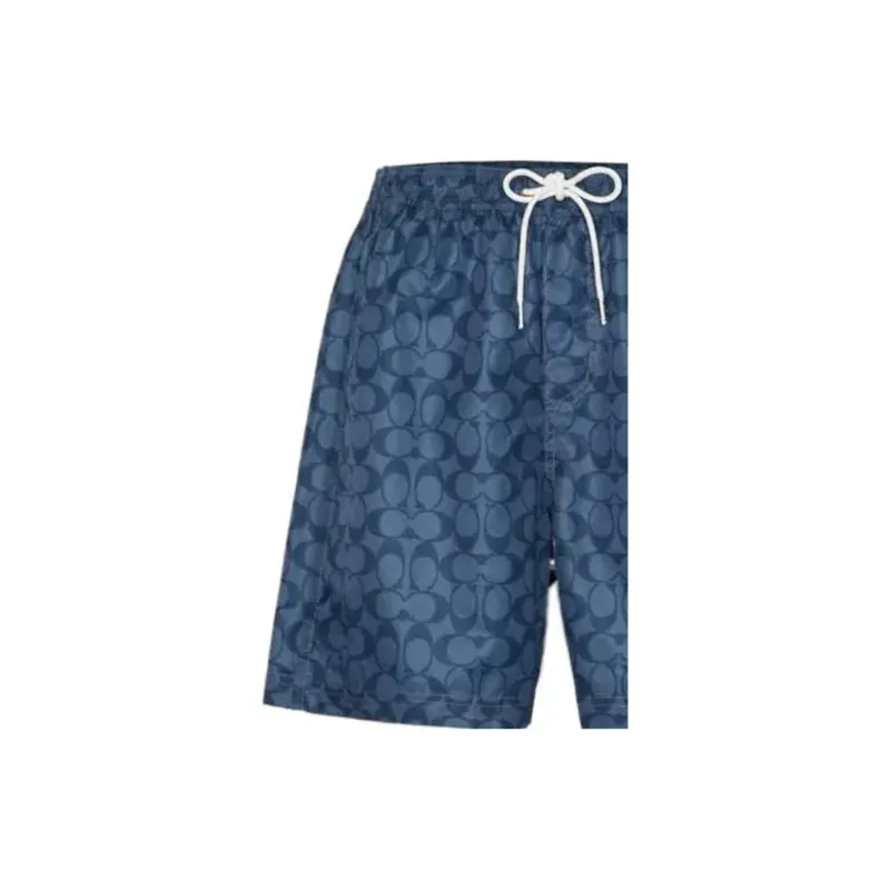 COACH Casual Shorts Men Blue-4