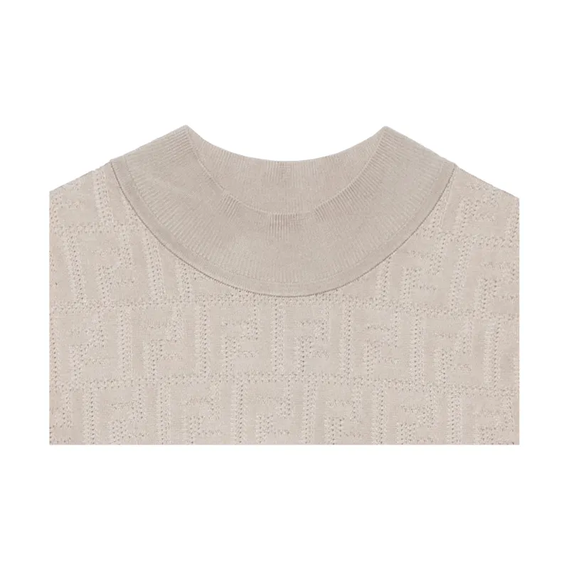 FENDI FW22 Sweater Women's Beige-5