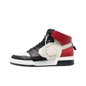 Buscemi Air Jon High-Top Skateboard Shoes Men's Red