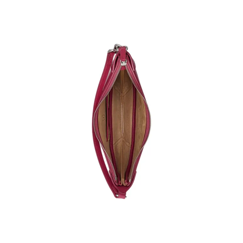 Polo Ralph Lauren Polo ID Leather Saddle Bags Shoulder Bags Mini Women's Overripe Red-3