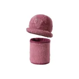 Pink-Winter Thermal Two-Piece Set
