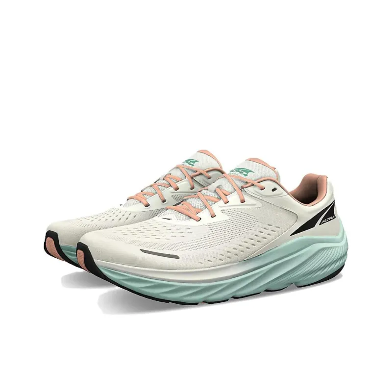 Altra Via Olympus Abrasion Resistant Low Top Running Shoes Women's White Blue-2