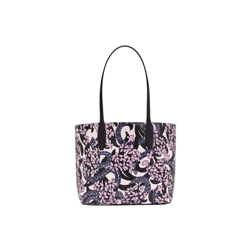 Kate Spade PVC Tote Bag Shopping Bag Shoulder Bags Women's Pink & Black-0