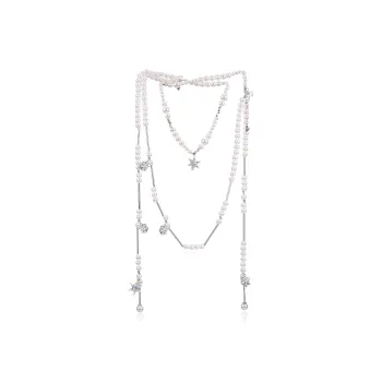 PARANOID PUPPY Swarov Pearls Necklace For Confession, Commemoration, And Party Recommendation Women's