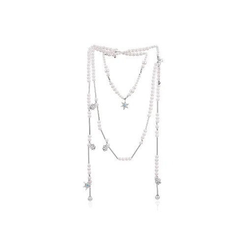 PARANOID PUPPY Swarov Pearls Necklace For Confession, Commemoration, And Party Recommendation Women's