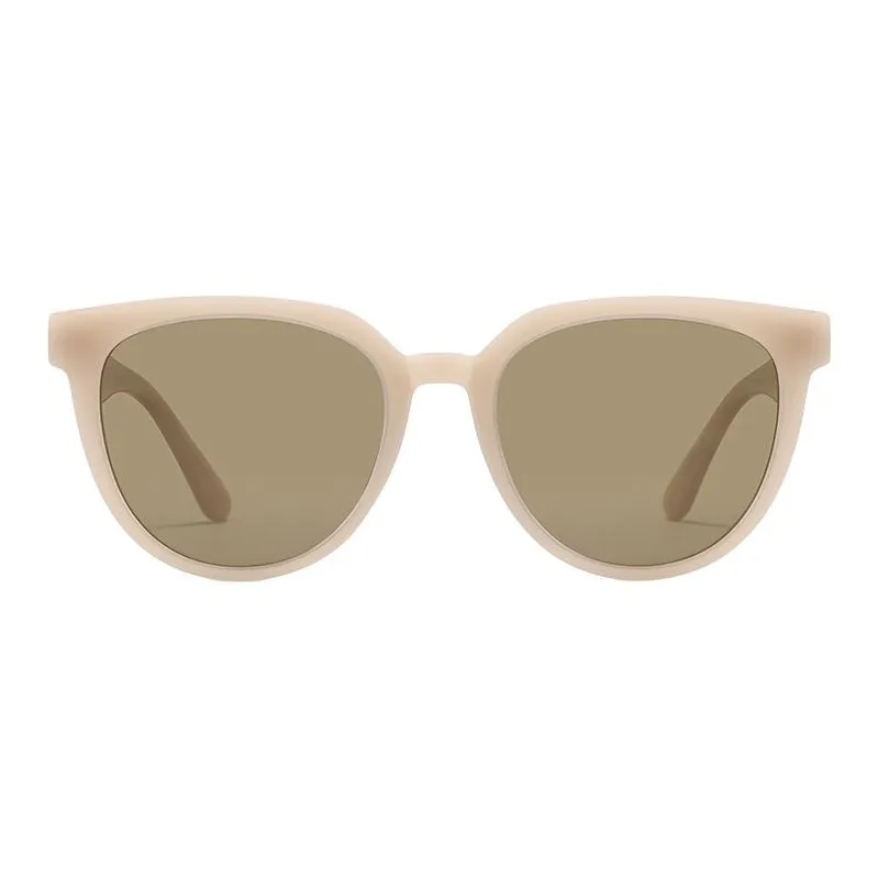 Sagawa Plate Frame Round Sunglasses Unisex-3