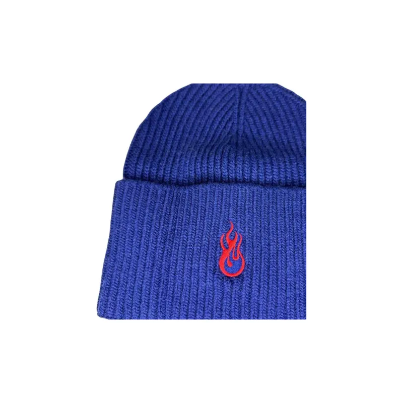 Vision Of Super Viscose, Wool, Polyamide Beanies Unisex Blue-2