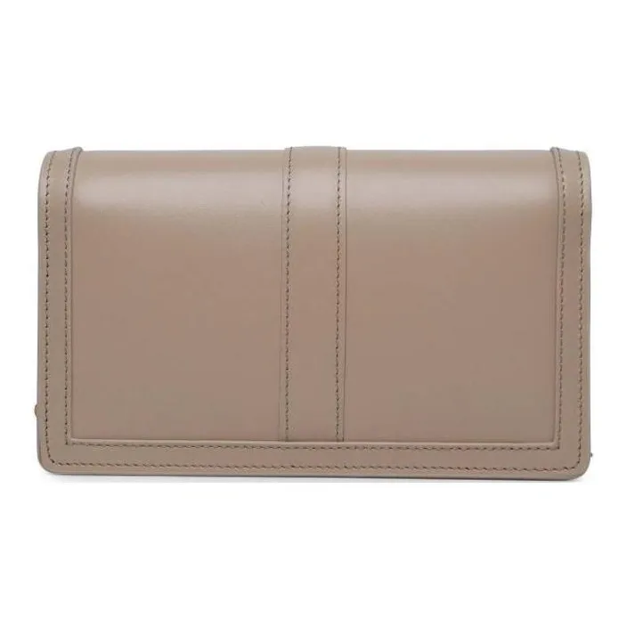 FANSIZHE Greca Goddess Lambskin Wallet Mini Women's Light Brown-2