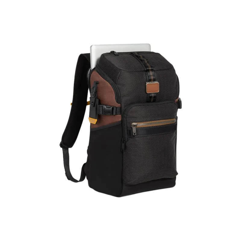 TUMI Fabric Backpack Men's Black Agate-2