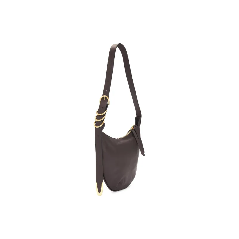 RAG&BONE Leather Shoulder Bag Unisex Coffee-1