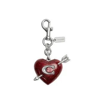 COACH Resin, Metal Pendants Unisex Red