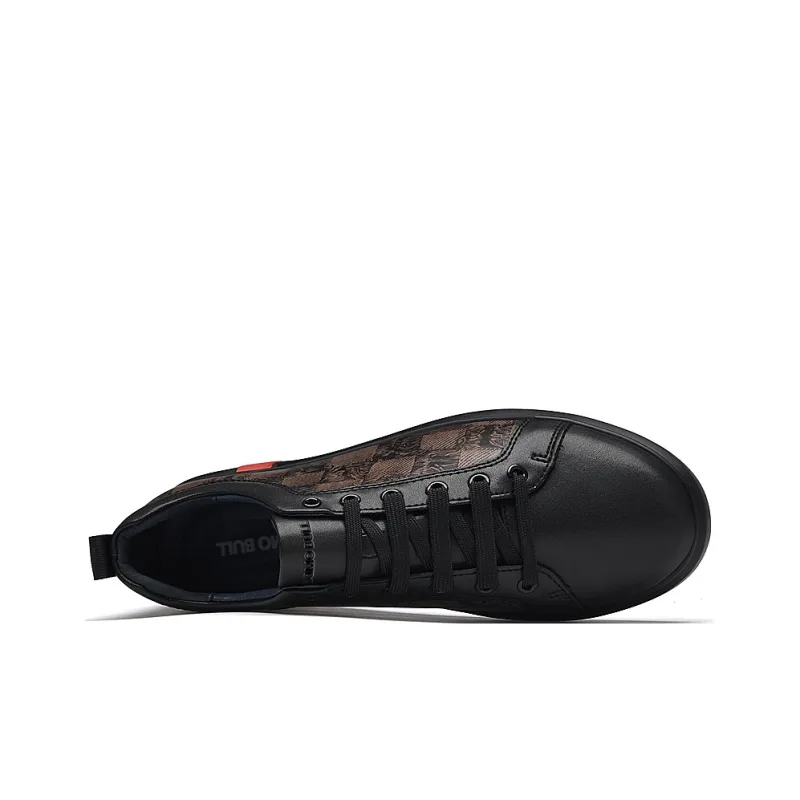 XIMO BULL Slip-Resistant Low-Top Skateboard Shoes Men's-12